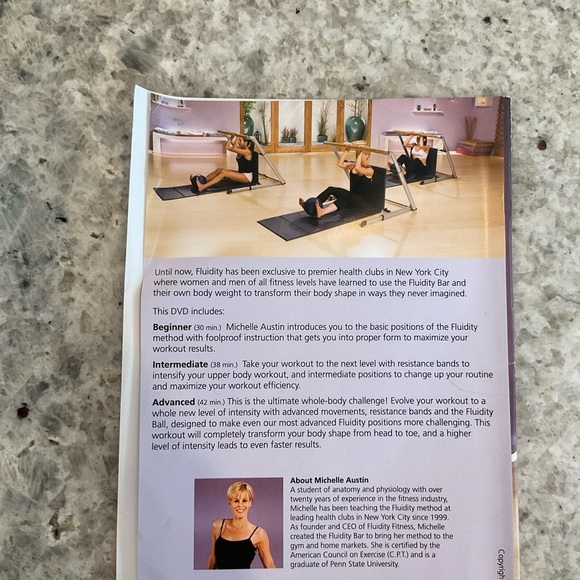 Fluidity Barre workout dvd, Beginner, intermediate, & advanced - Picture 2 of 3